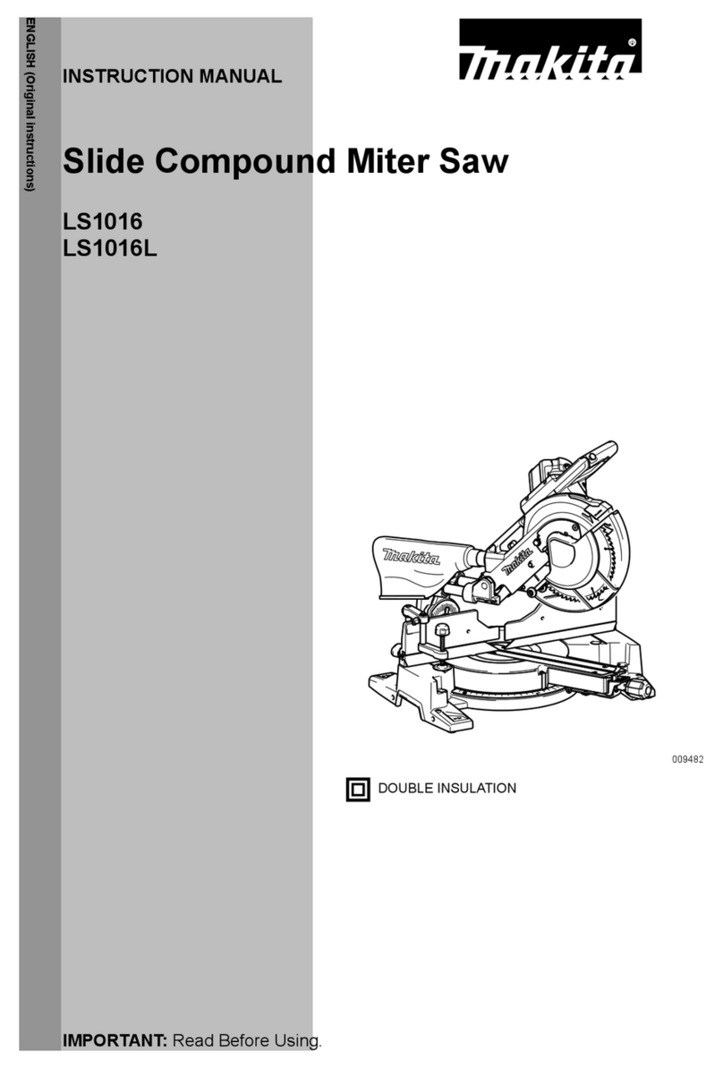 Makita LS1016 instruction manual
