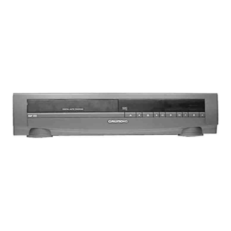 Grundig GV 400 Building instructions