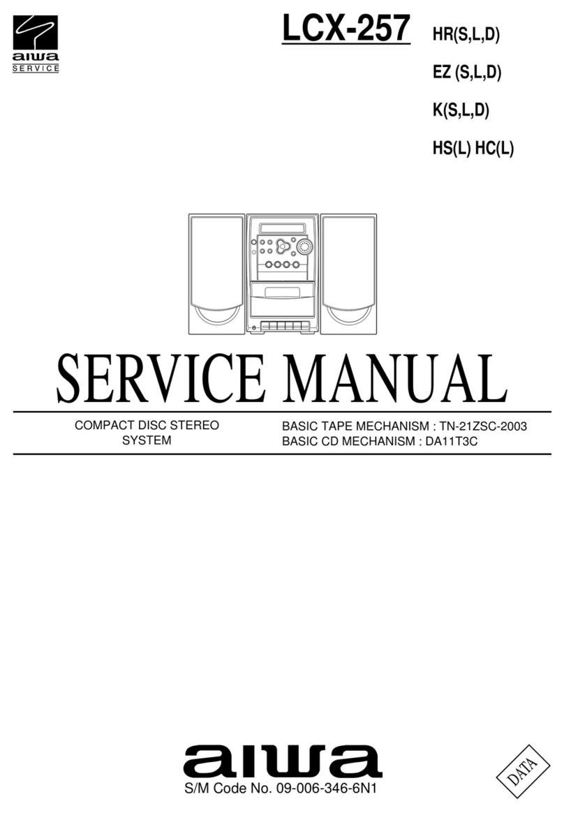 Aiwa LCX-257 User manual