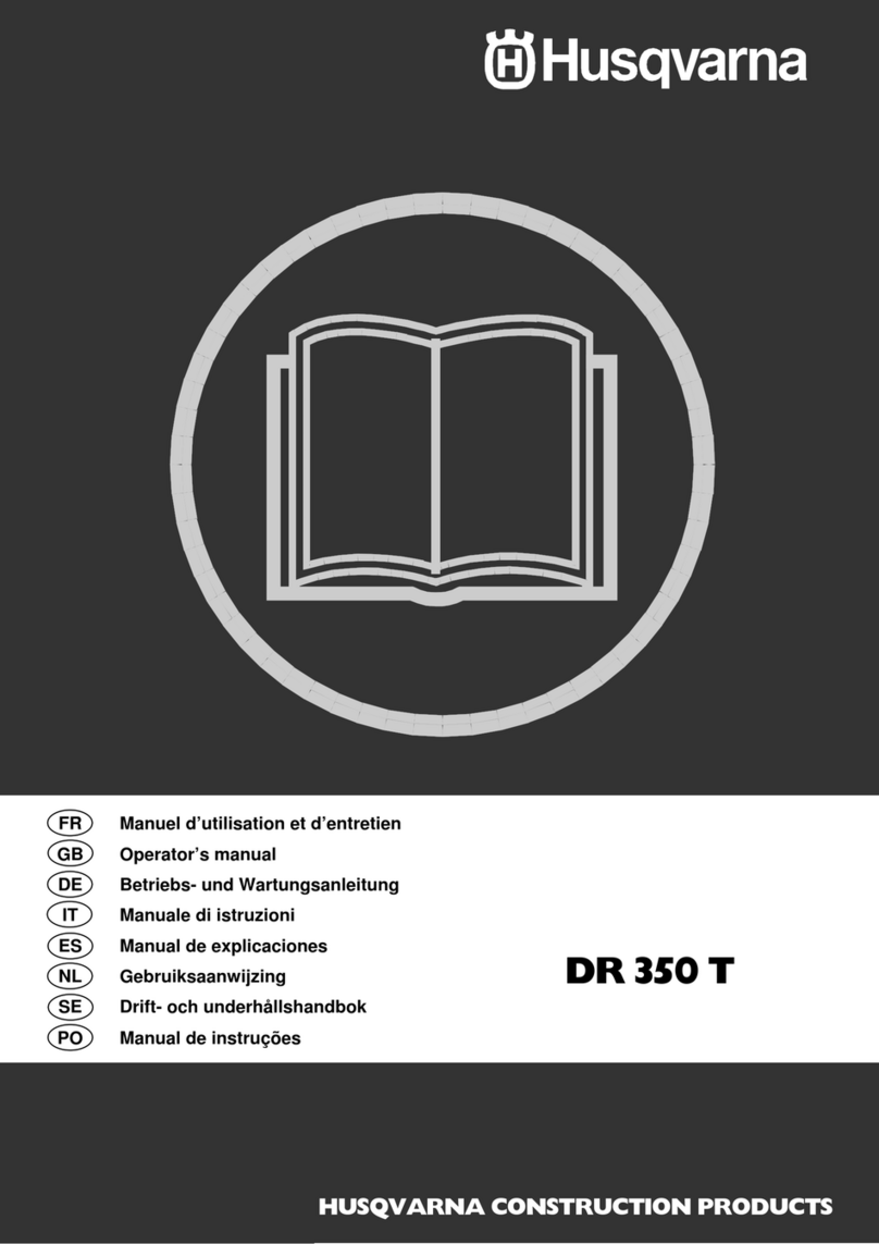 Husqvarna DR 350 T Operator's manual