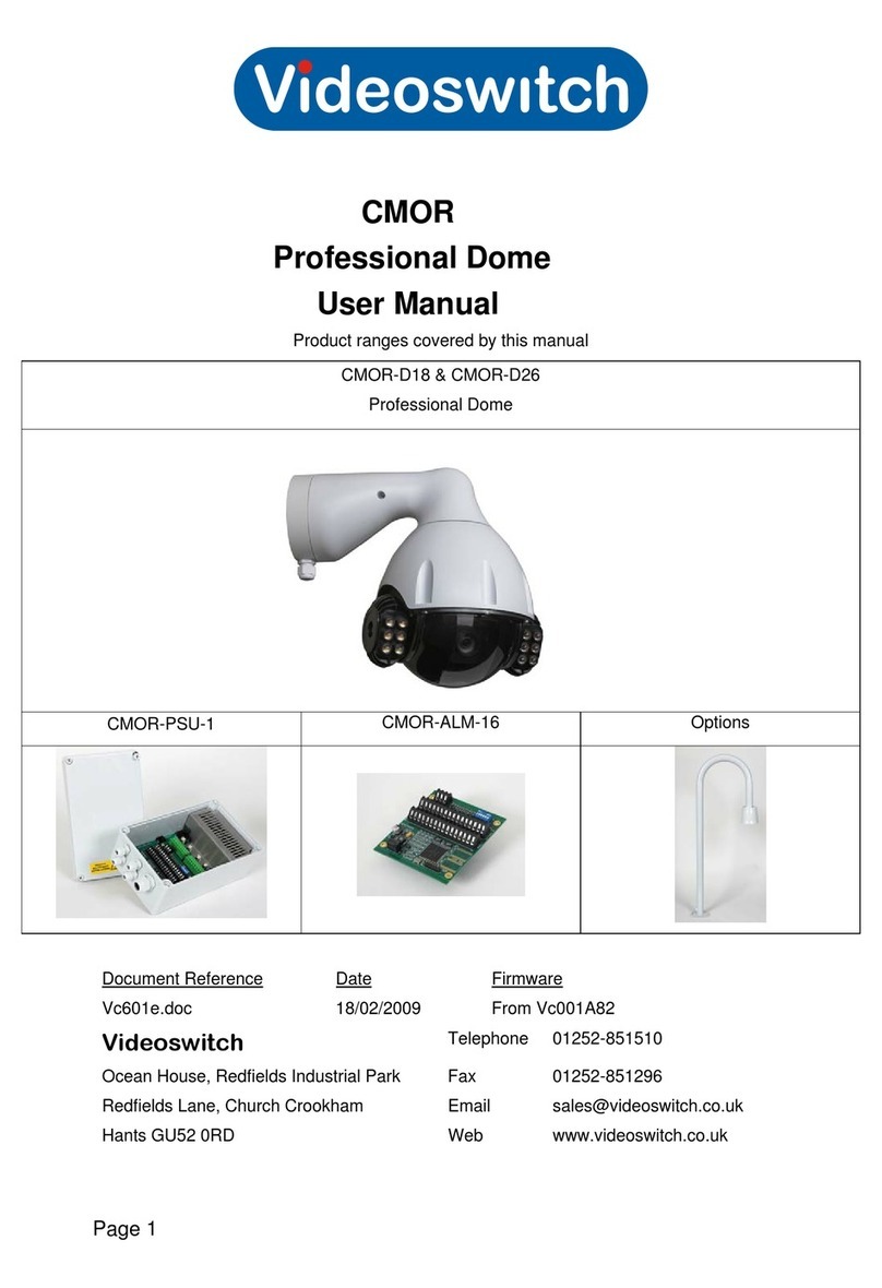 Videoswitch CMOR-D18? CMOR-D26 User manual