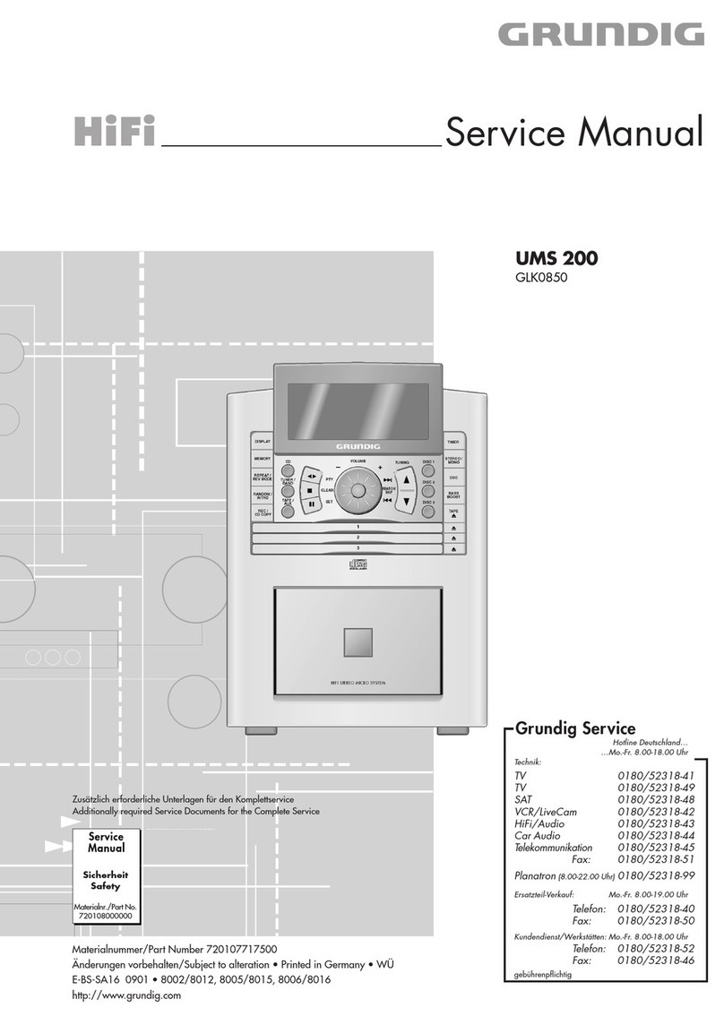 Grundig UMS 200 User manual