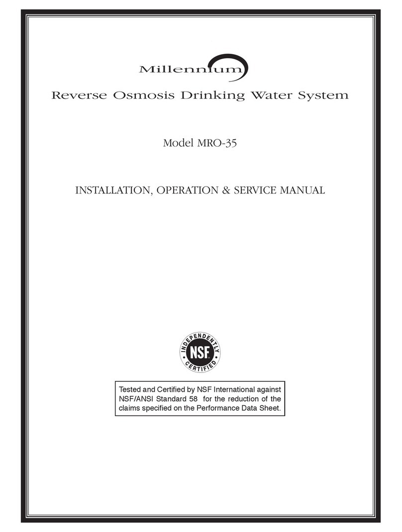 Millennium MRO-35 Installation, operation and service manual