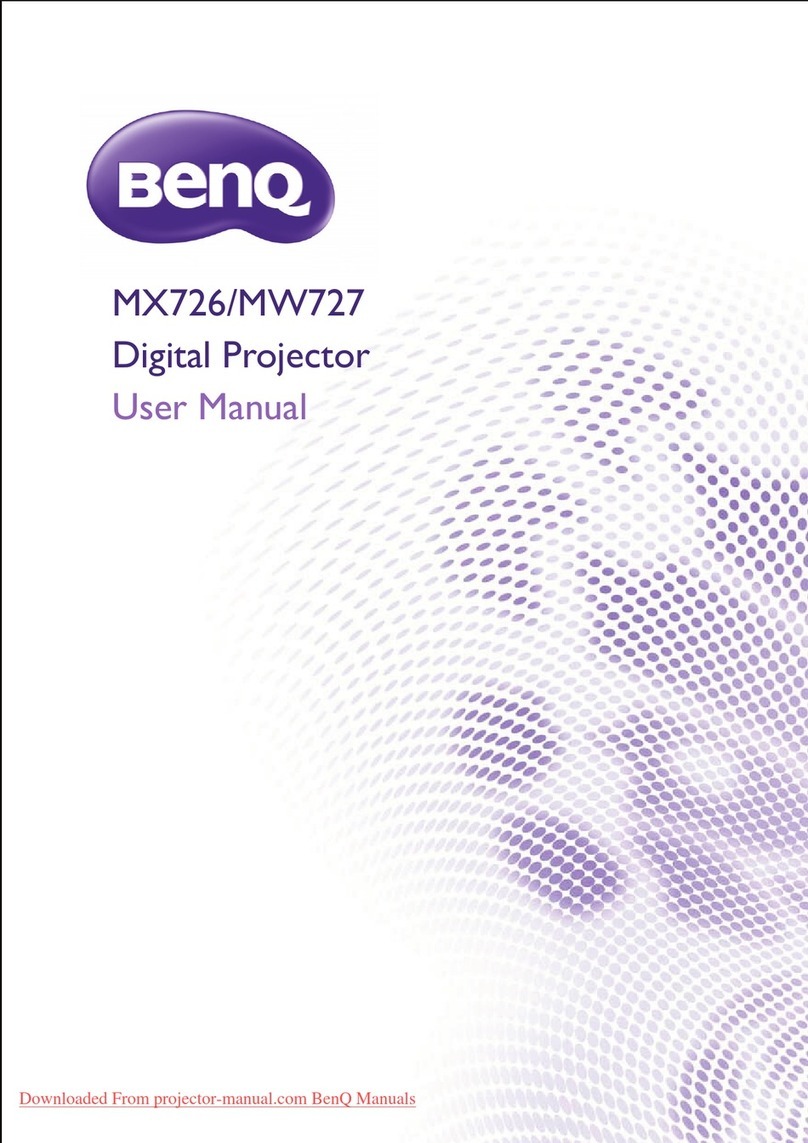 BenQ MX726 User manual BenQ MX726 User manual