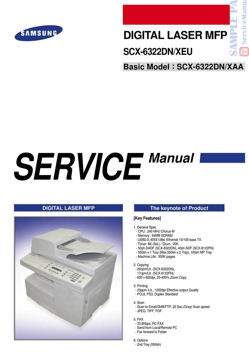 Samsung SCX-6322 User manual