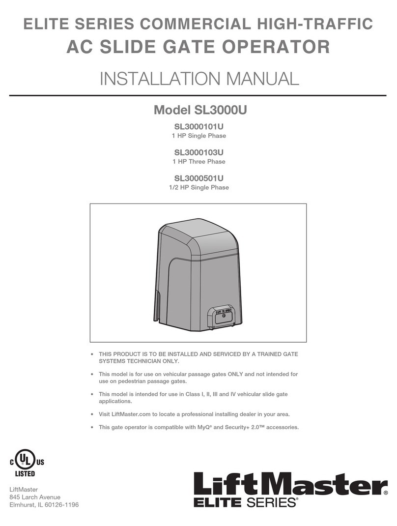 Chamberlain SL3000U User manual