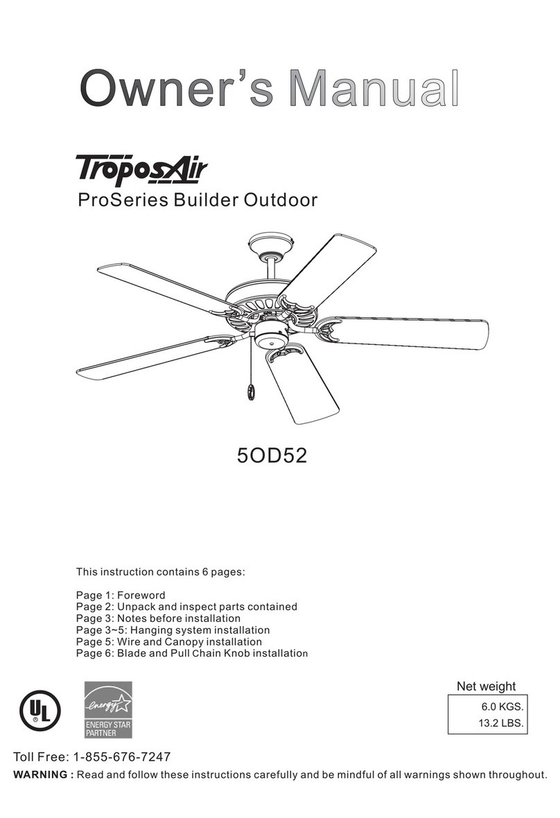 TroposAir 5OD52 User manual
