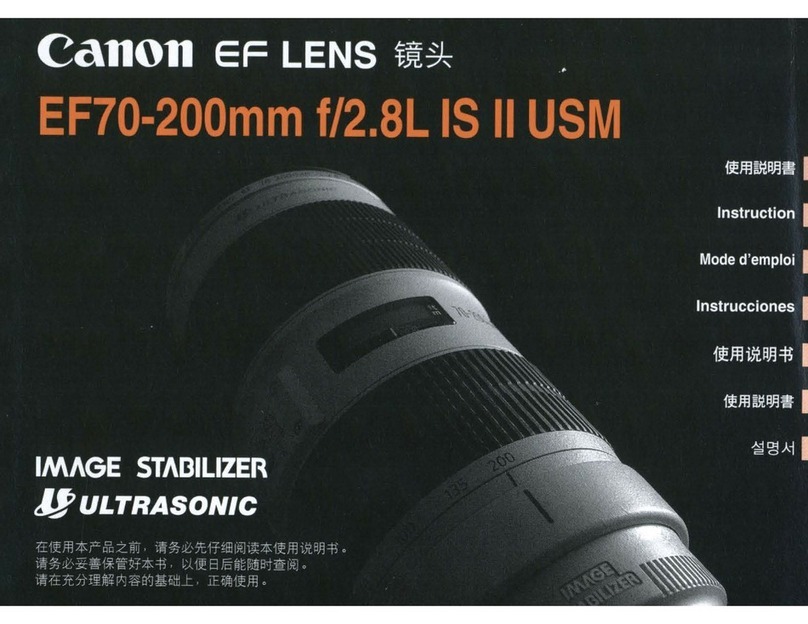 Canon EF 70-200mm f/2.8L IS II USM User manual