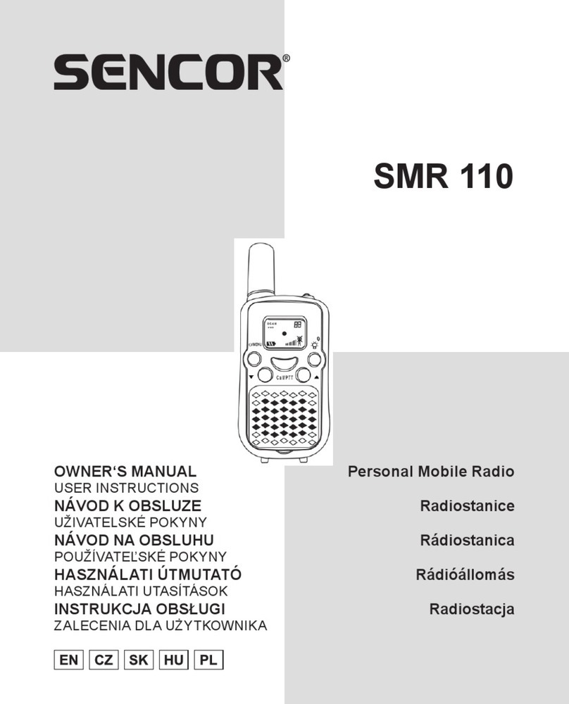 Sencor SMR 110 owner's manual