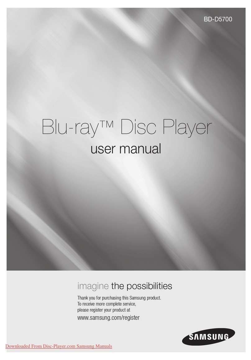 Samsung BD-D5700 User manual