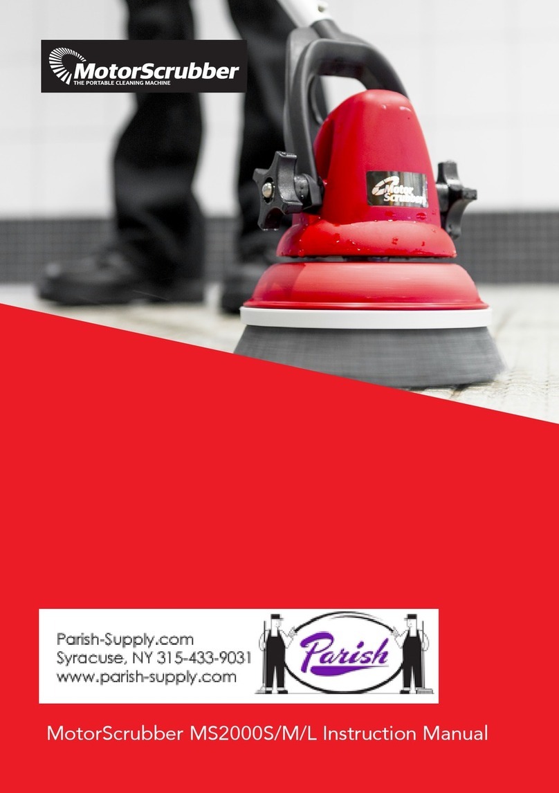 Motor Scrubber MS2000S Instruction manua
