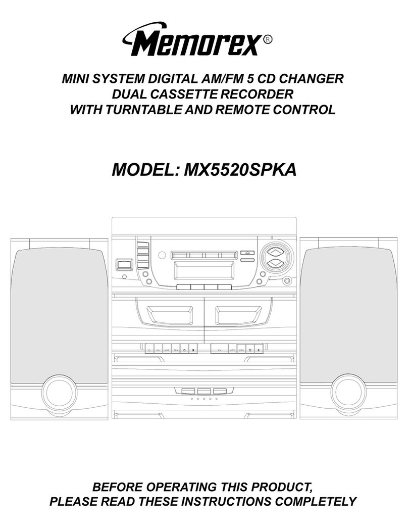 Memorex MX5520SPKA User manual