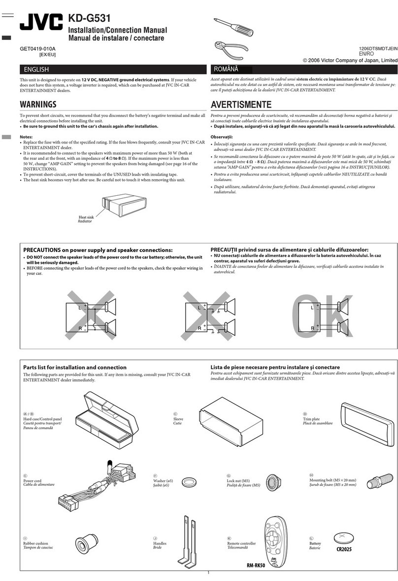 JVC KD-G531 Guide