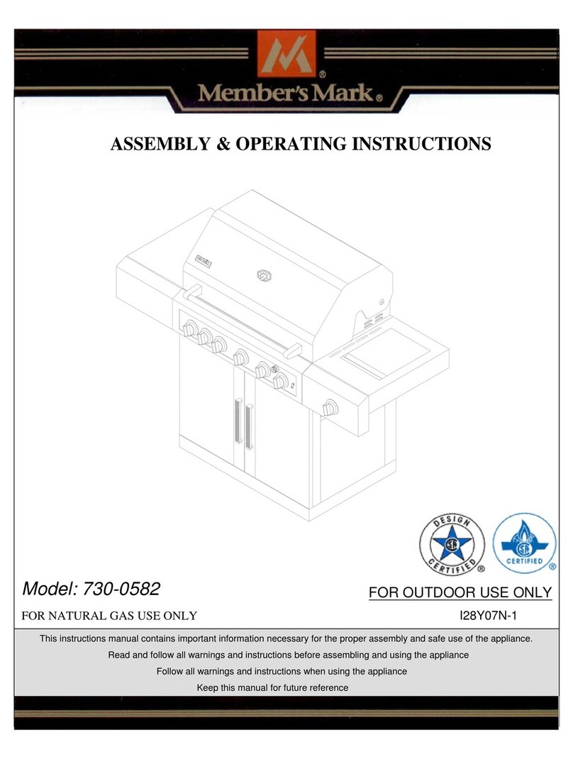 Members Mark 730-0582 Assembly & operating instructions Members Mark 730-0582 Assembly & operating instructions
