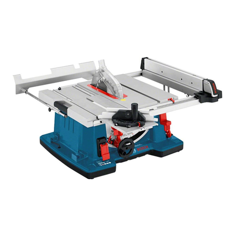 Bosch GTS 10 XC Professional User manual