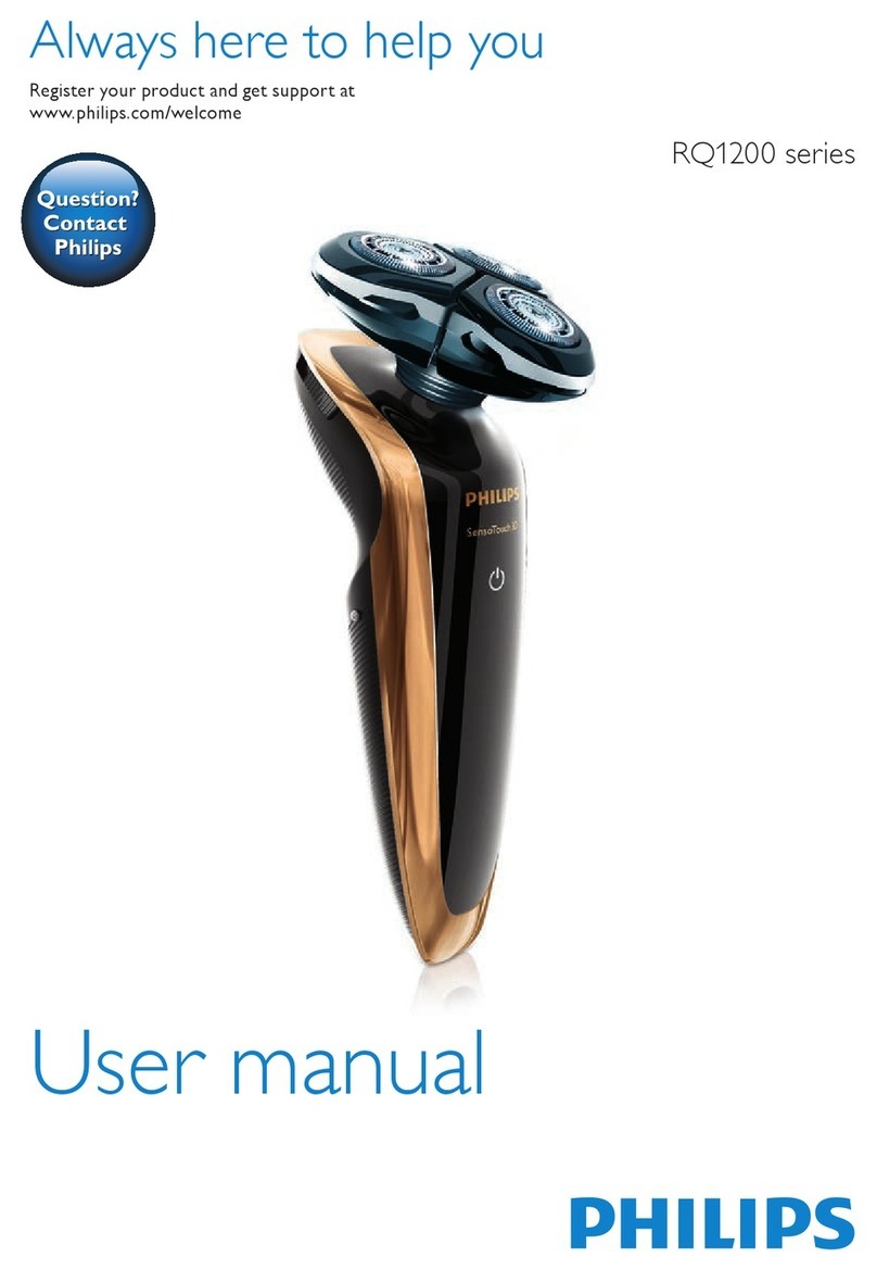 Philips RQ1200 series user manual