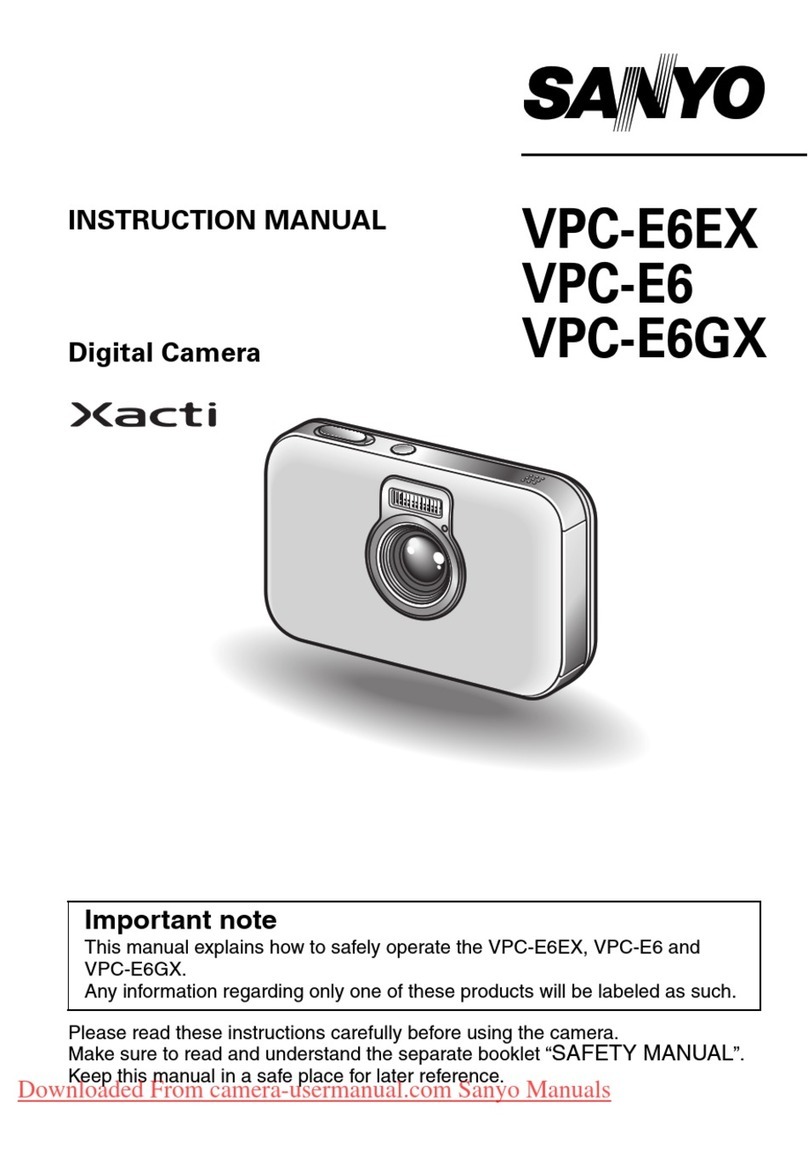 Sanyo Xacti VPC-E6EX User manual