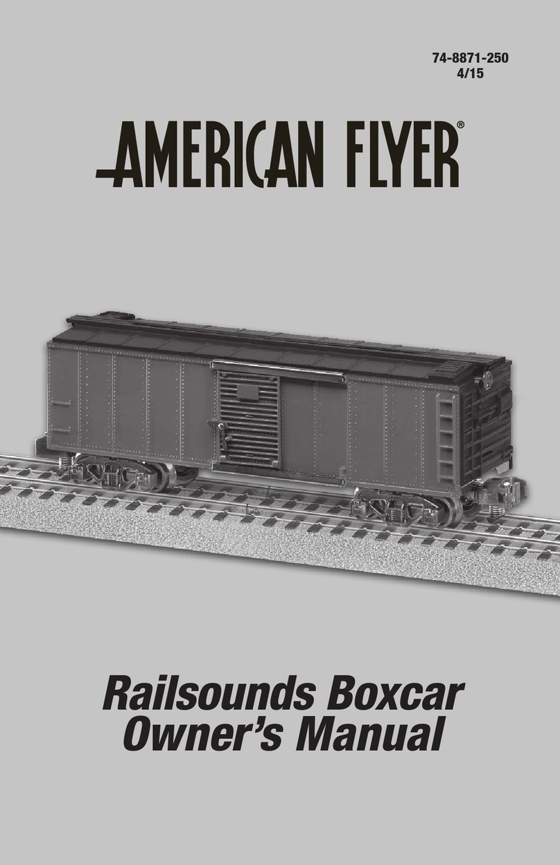 American Flyer Railsounds Boxcar owner's manual American Flyer Railsounds Boxcar owner's manual