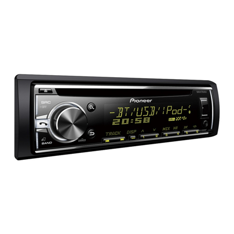 Pioneer DEH-X5800BT installation manual