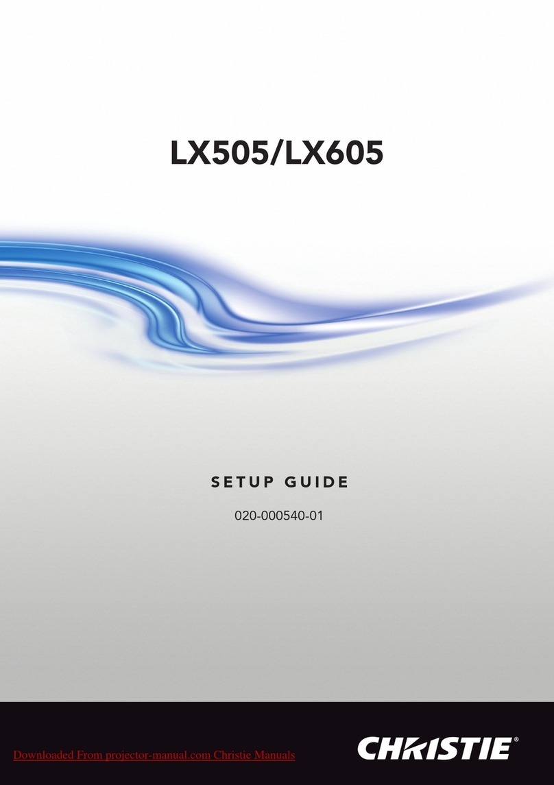 Christie LX505 User manual