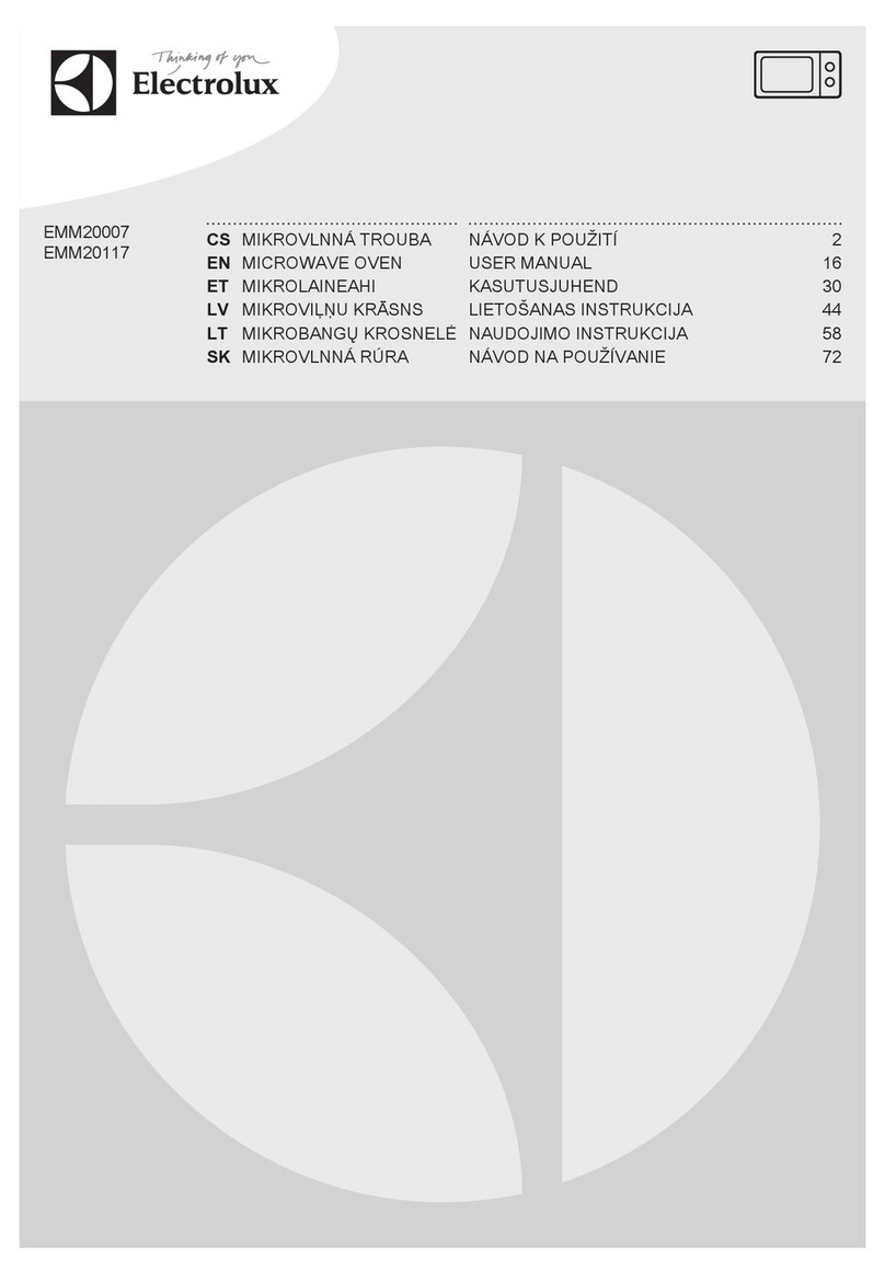 Electrolux EMM20007 user manual