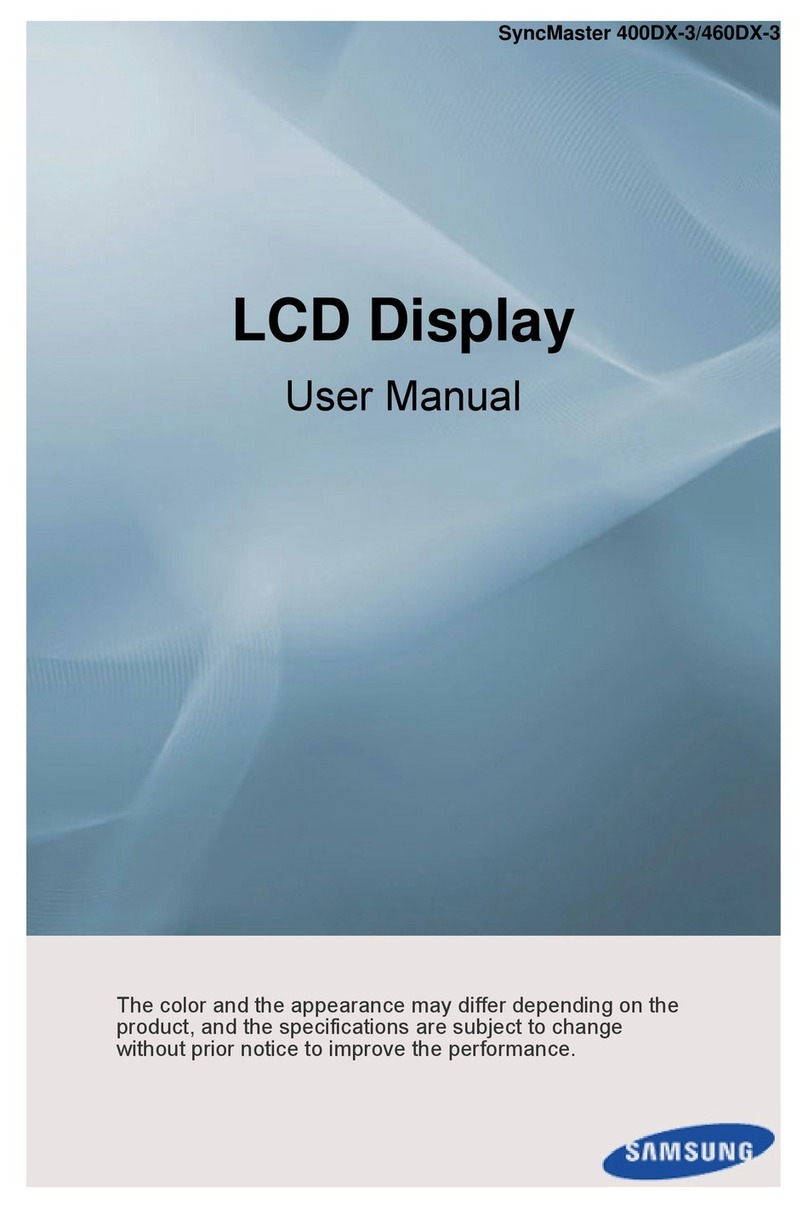 Samsung SyncMaster 400DX-3 User manual