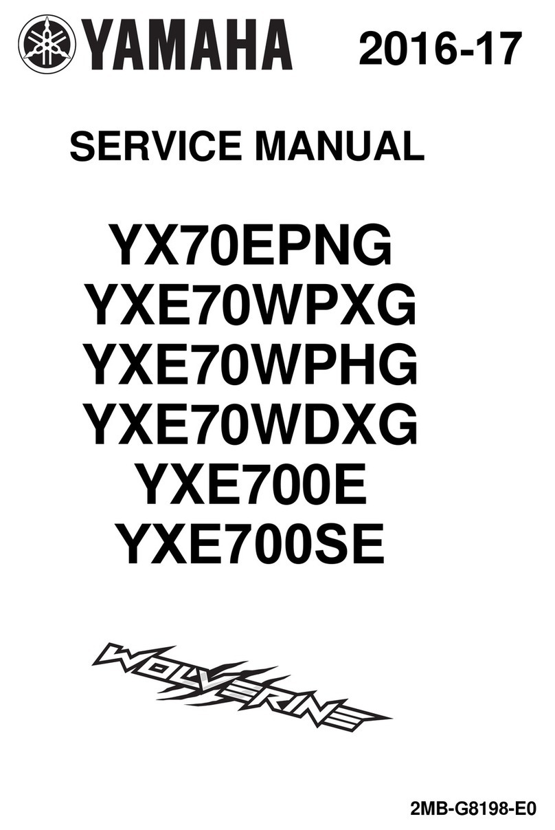 Yamaha Wolverine YX70EPNG Service manual