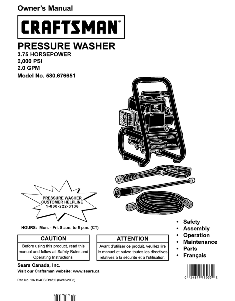 Craftsman 580.676651 User manual