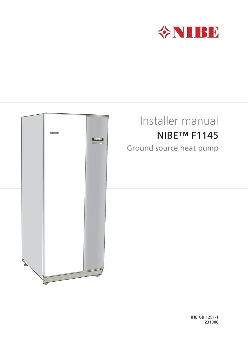 Nibe F1145 series Installer manual