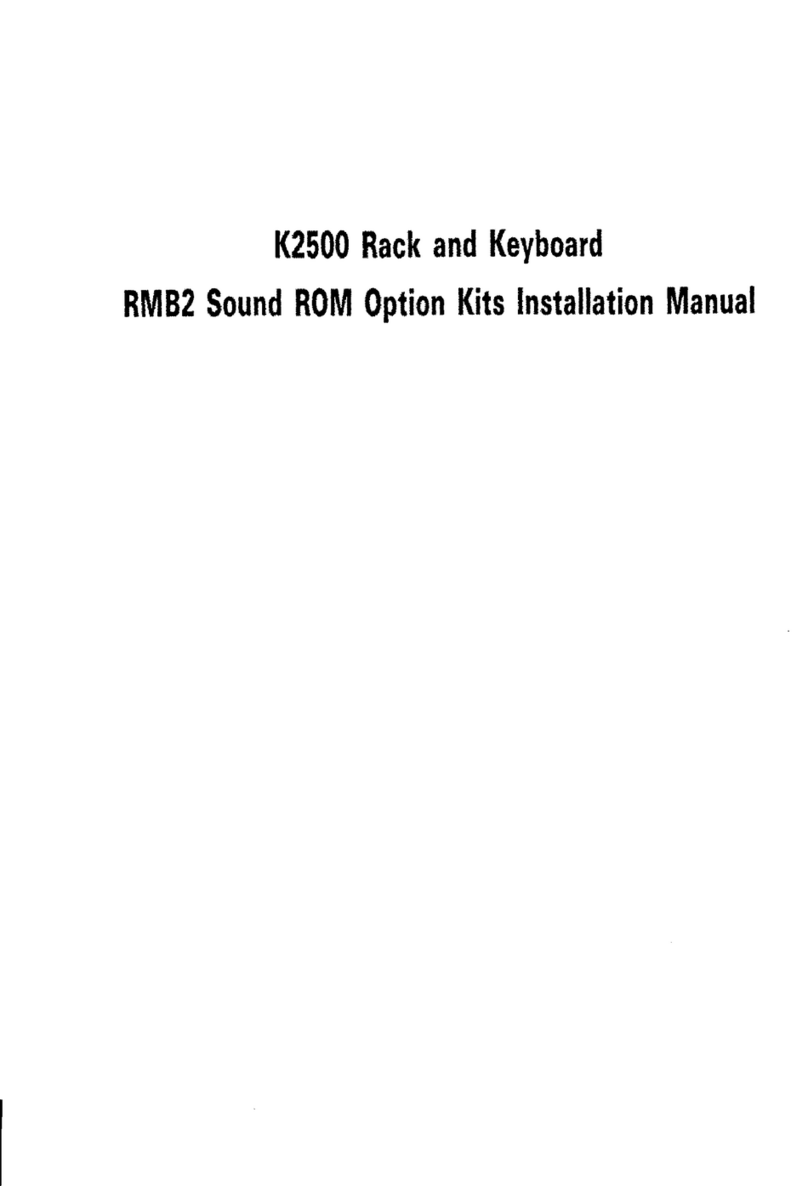 Kurzweil K2500 installation manual