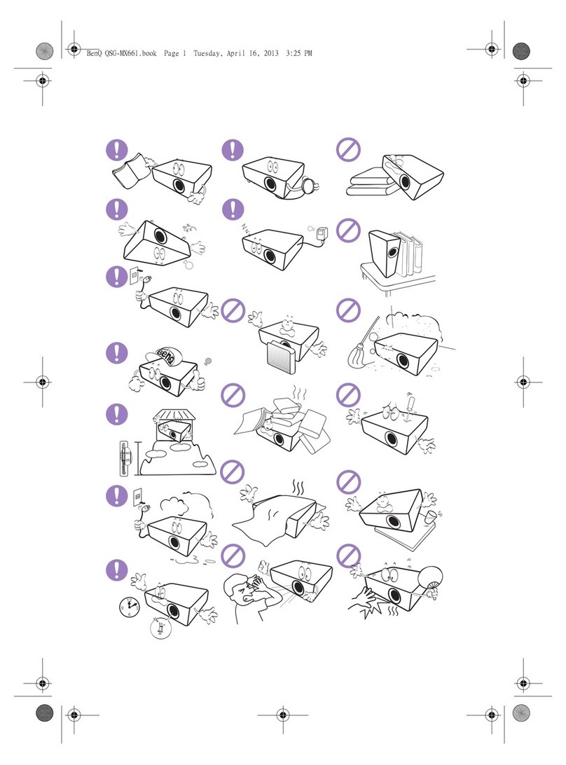 BenQ MX661 quick start guide