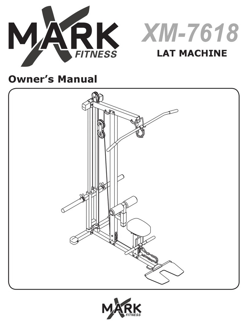 Mark Fitness XM-7618 owner's manual