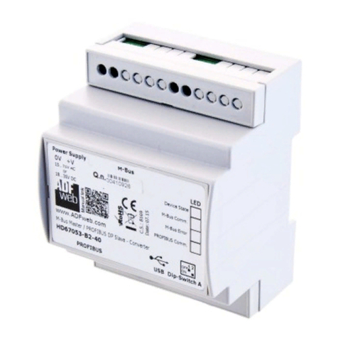ADF Web HD67084-B2-169MHz-0 User manual