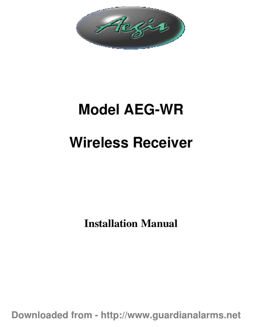 Aegis AEG-WR installation manual