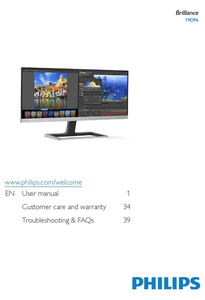 Philips Brilliance 19DP6 User manual