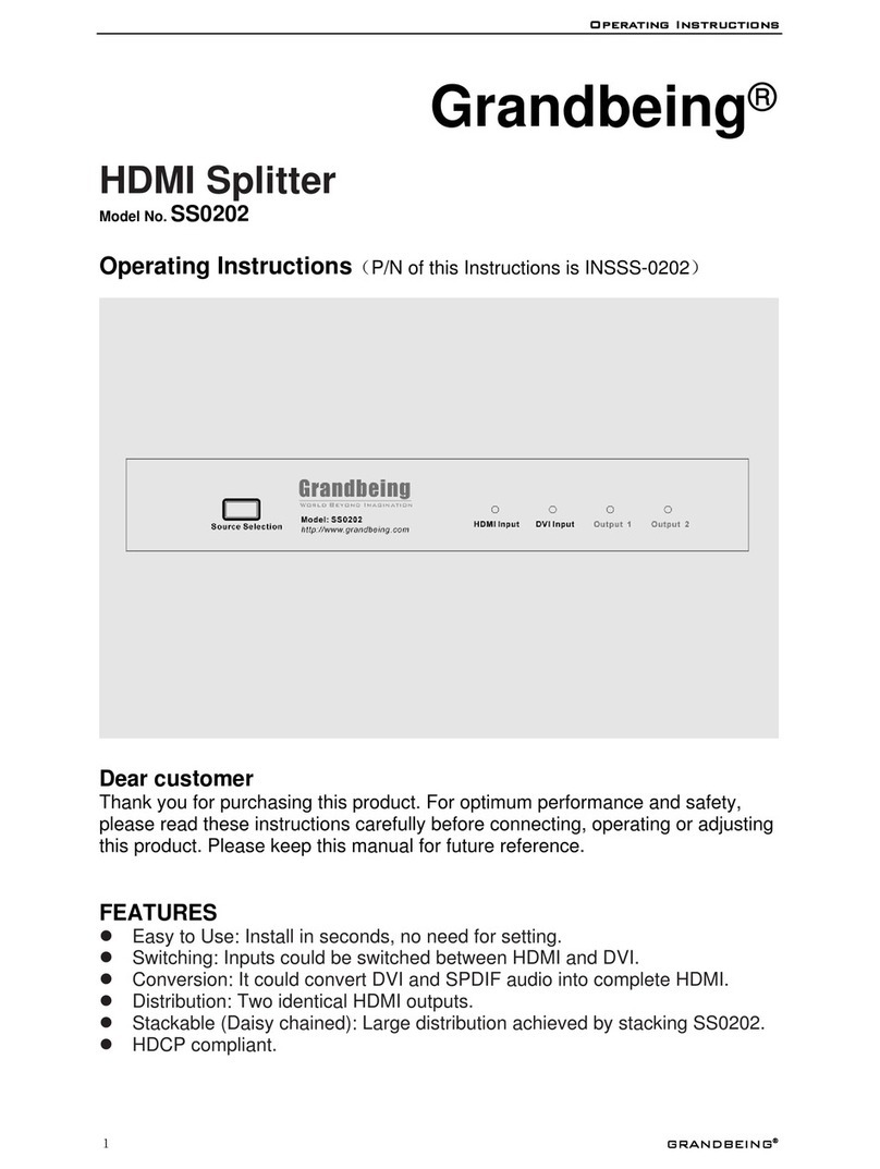 Grandbeing SS0202 operating instructions