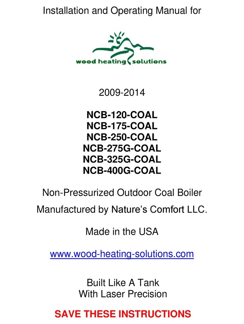Wood heating solution NCB-120-COAL Installation and operating manual