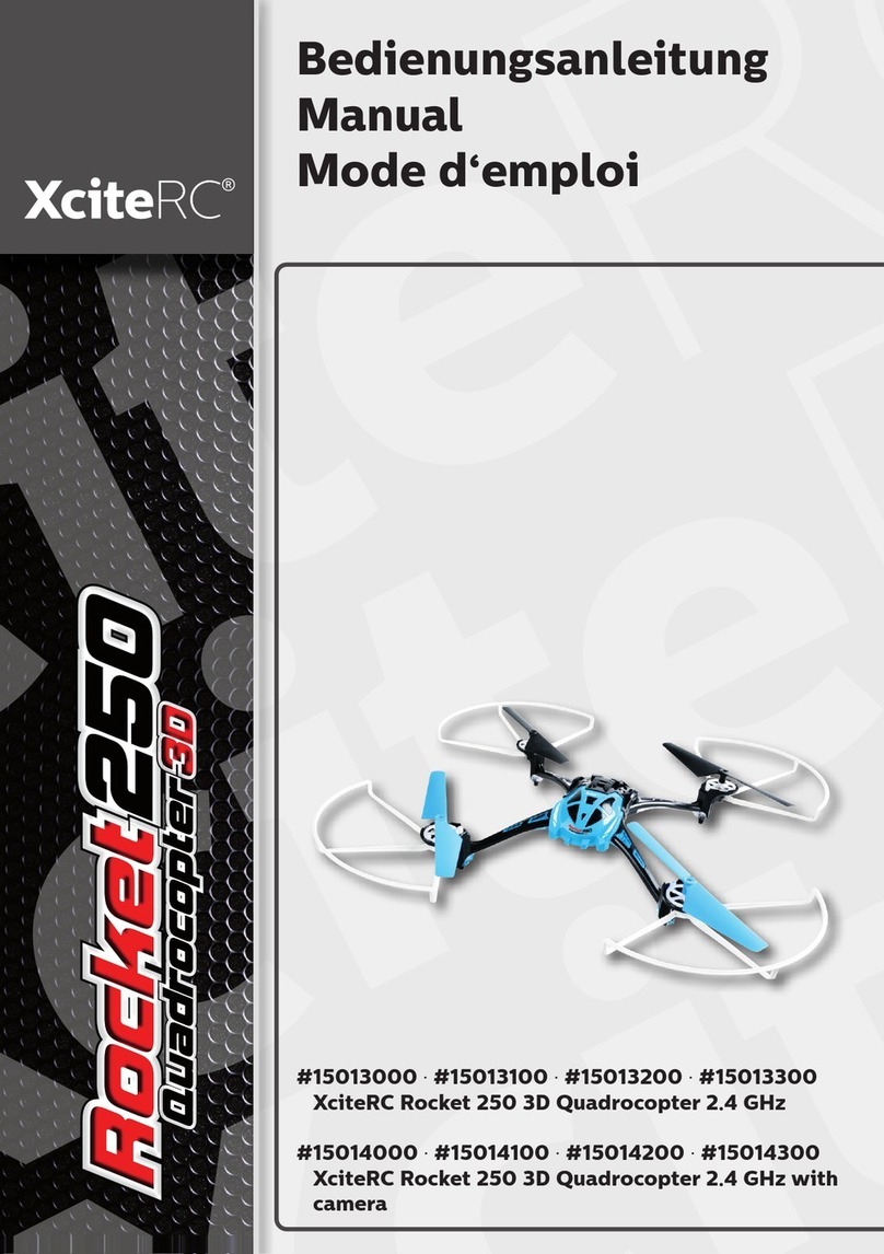 XciteRC Rocket 250 15013000 User manual