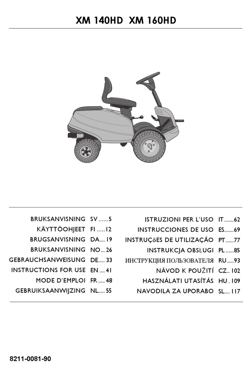 Castelgarden XM140HD Instructions for use