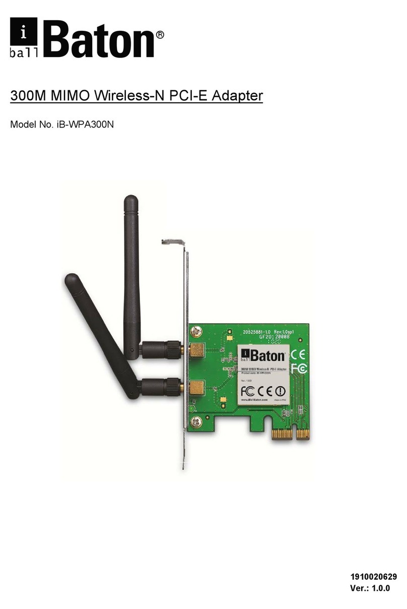 iBall Baton iB-WPA300N Quick installation guide
