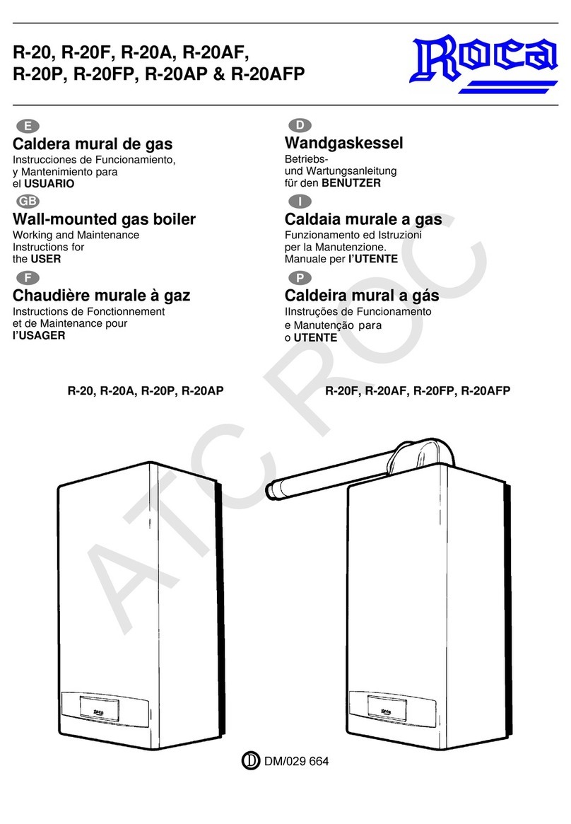Roca R-20 Maintenance instructions