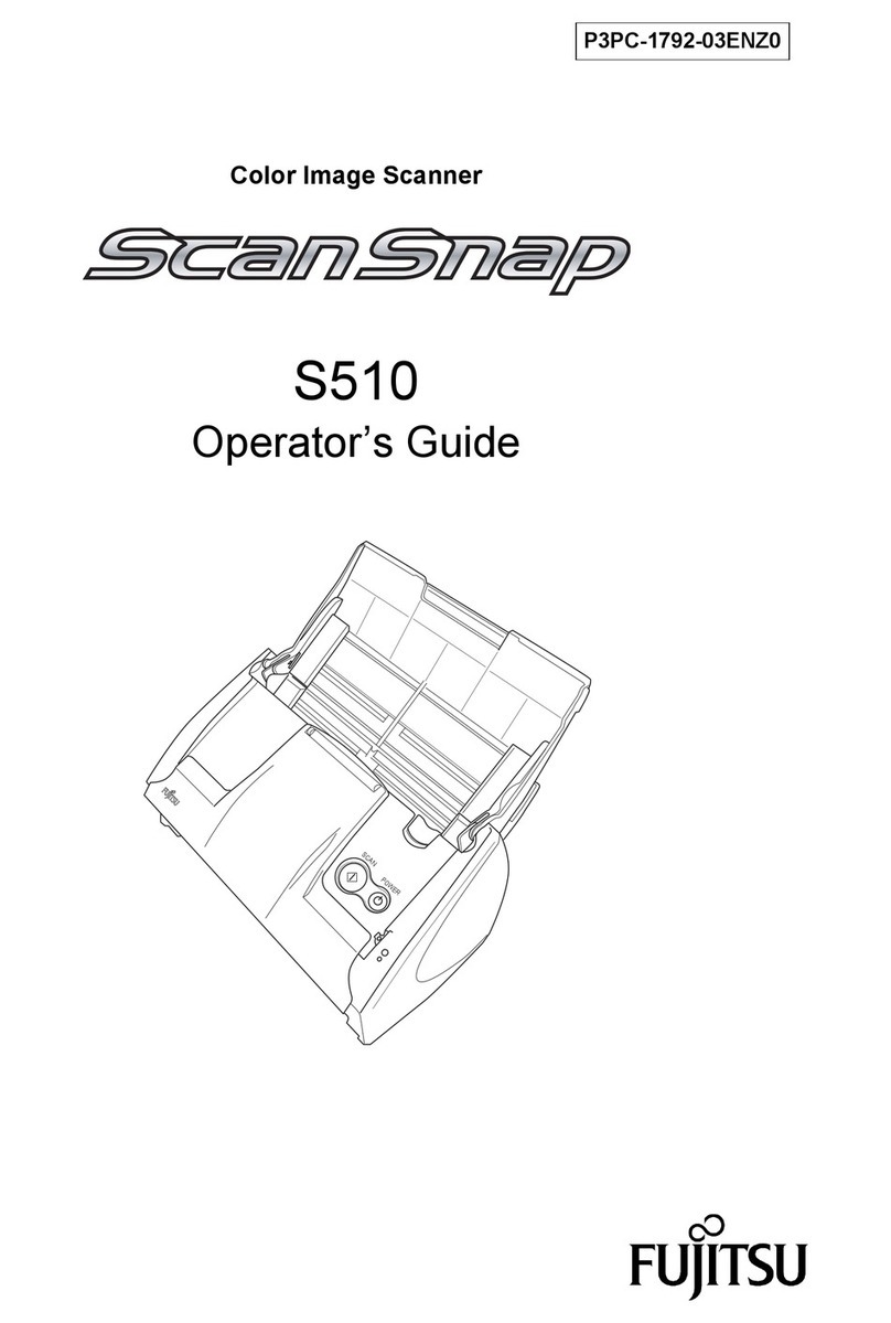 Fujitsu S510 - ScanSnap - Document Scanner Manual Fujitsu S510 - ScanSnap - Document Scanner Manual