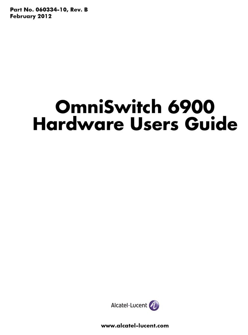 Alcatel-Lucent OmniSwitch 6900 Installation manual