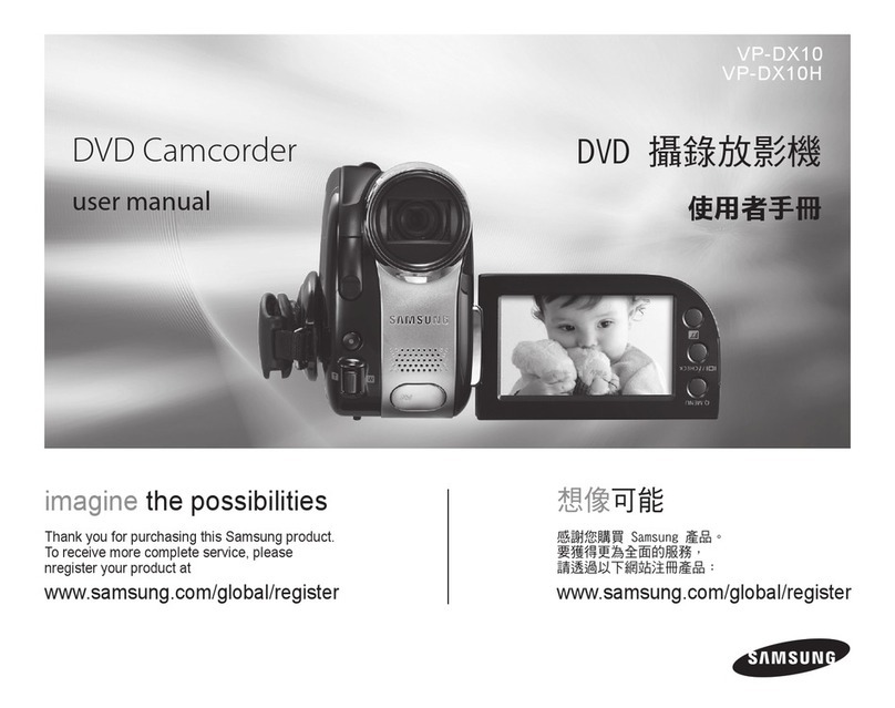 Samsung VP-DX10 User manual