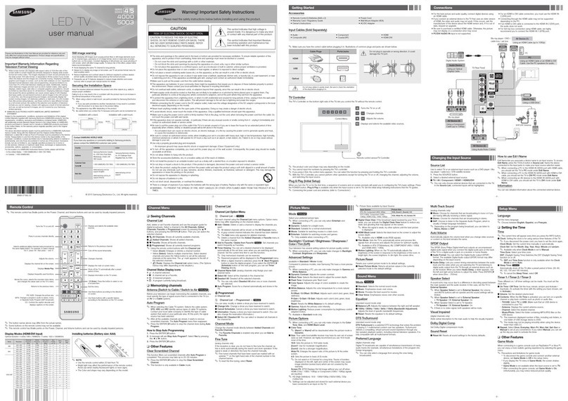 Samsung Series 4000 User manual