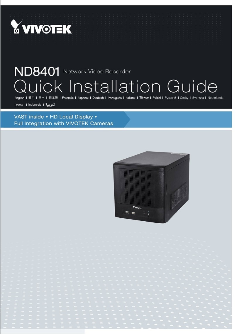 Vivotek ND8401 User manual