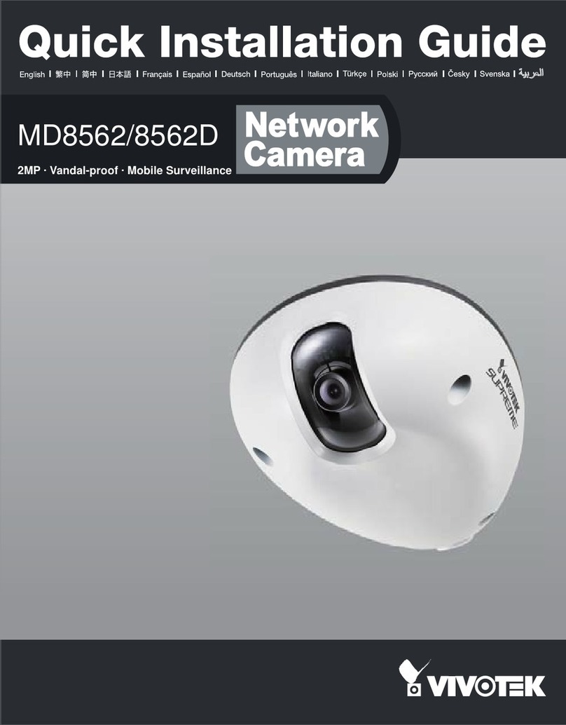 Vivotek MD8562 User manual