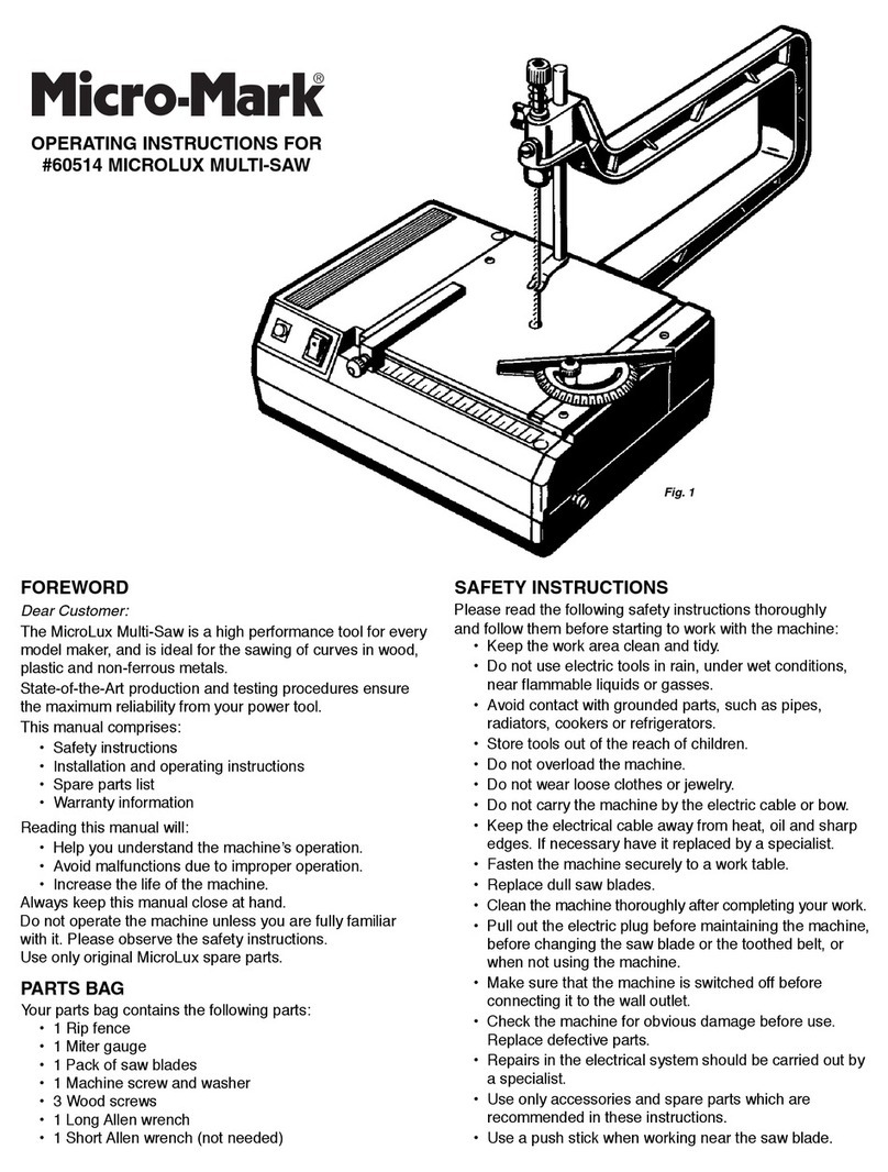 Micromark 60514 operating instructions