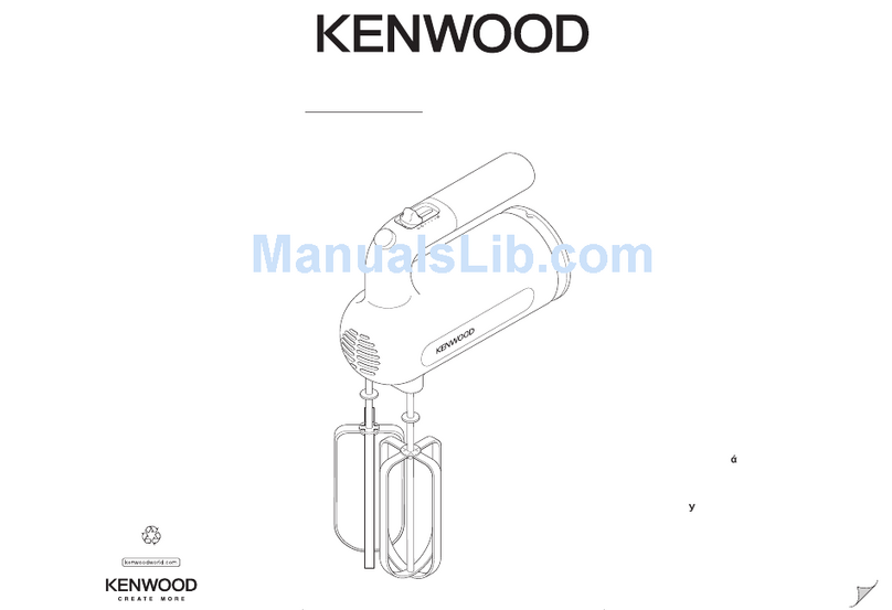 Kenwood HM620 series instructions