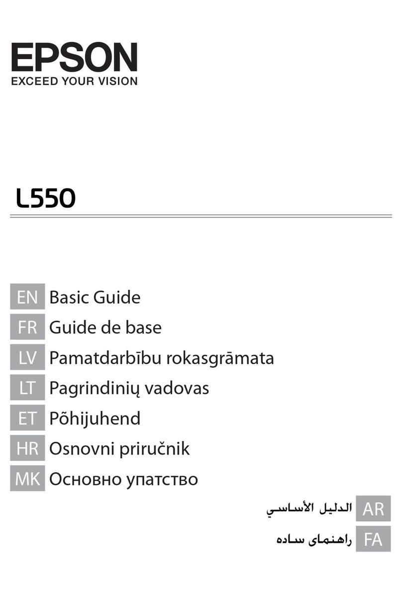 Epson L550 User guide
